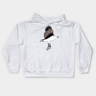 White Bellied Sea Eagle Kids Hoodie